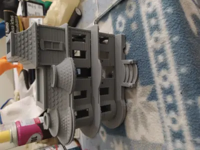 Colonial House - 3D Printing Ready 3D print model