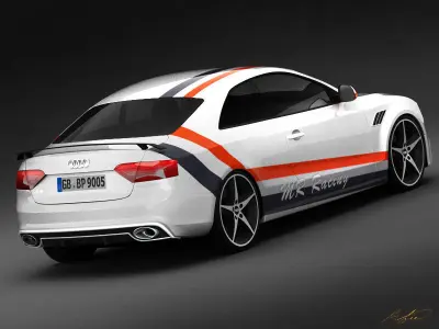 Audi A5 2012 Race Version 3D model