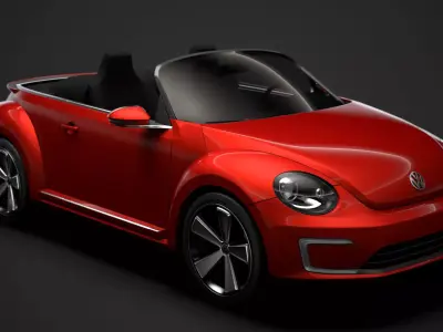 Volkswagen E Bugster Speedster 2020 3D model
