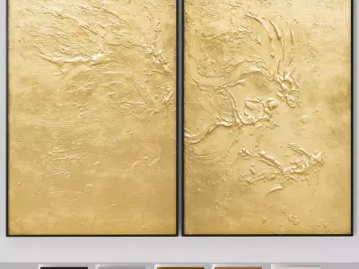 Art Frams 41- Wall mural Abstraction 3D model