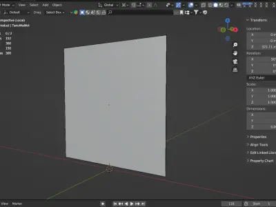 Tanu Dimensional Wall Accent Art 3D model