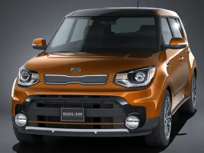 Kia Soul Turbo 2017 3D model