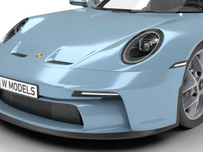 Porsche 911 S-T 2024 HQ 3D model