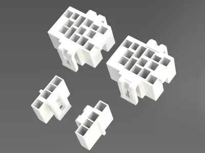 Ford Crown Victoria Lincoln Town Car Headlight Switch Connector  3D print model