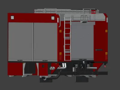 Metz Aufbau  LF 16  12 3D model