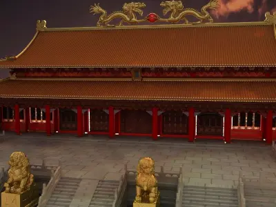 Chinese ancient building 3D model