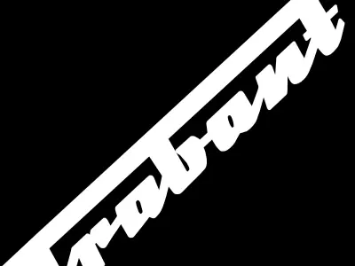 Trabant Font Emblem Logo Free 3D model