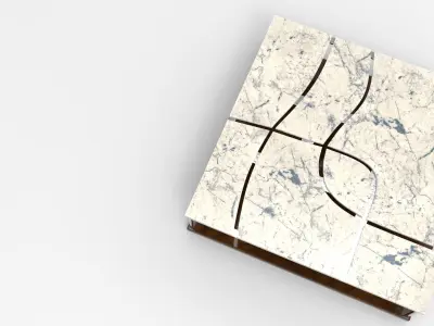 Loyu Coffee Table Low-poly 3D model