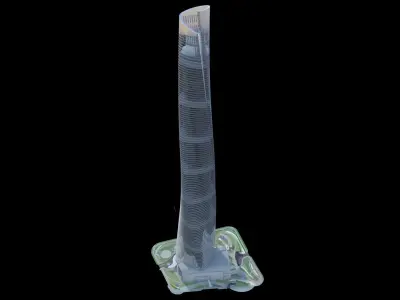 Shanghai Tower China 3D model