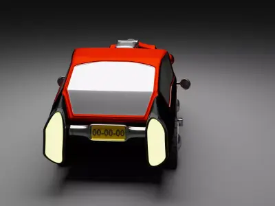 Low poly car 3D model from CGTrader