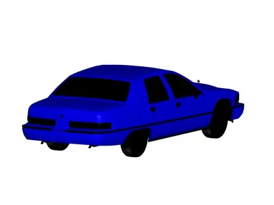Buick Roadmaster 1990 3D model