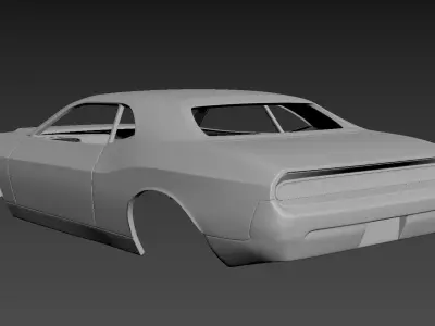 Dodge Challenger 2008 Body for print 3D print model