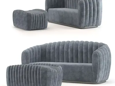 moon sofa 3D model