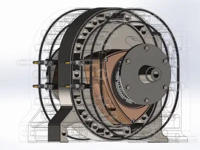 Wankel Engine by Solidworks 3D model