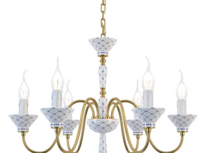 Chandelier Aprilia E 1 1 6 BW 3D model