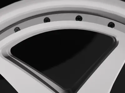 20inch Speedline Concave Wheels 2 styles 3 offsets w Tires 3D print model