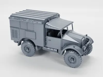 Morris CS8 MkIII    UK WW2 3D print model