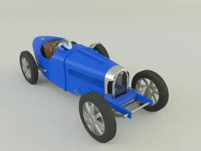 Bugatti type 35 B 3D model