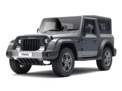 Mahindra Thar 2021 3D Model 3D model