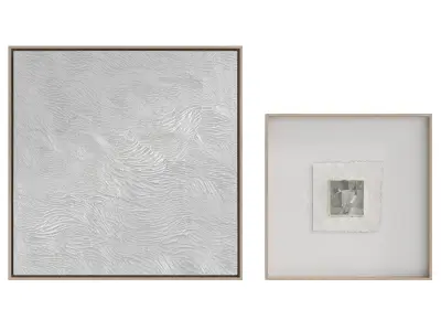 Abstract Painting Frame Set 04 3D model