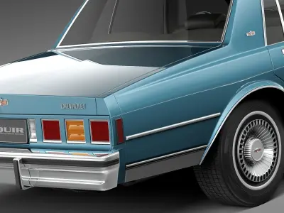 Chevrolet Caprice Sedan 1978 3D model