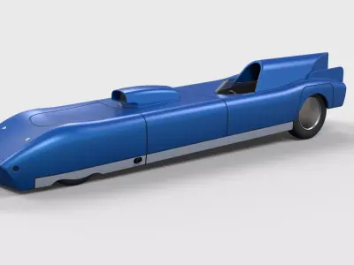 Spirits of the Lakes record car 3D model