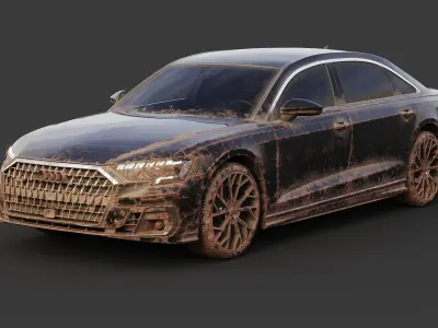 Mud Car Audi A8 3D model