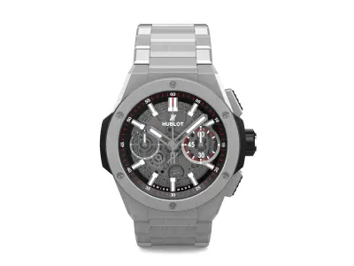Hublot Big Bang Integranted 42mm Black Luxury Watch 3D model