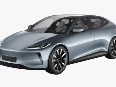 Generic Electric Car 2 3D model