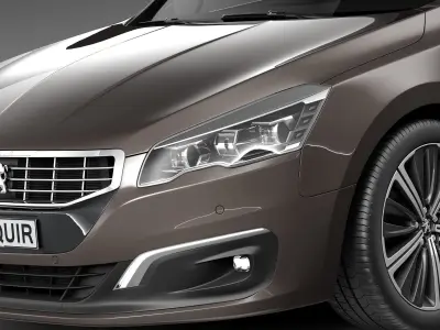 Peugeot 508 SW 2015 3D model
