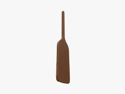 Cartoon Paddle Low-poly 3D model