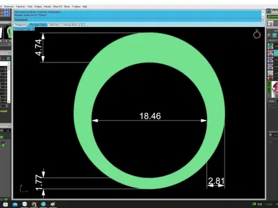 Luxury Wide Band Full Pave Ring  4522 3D print model
