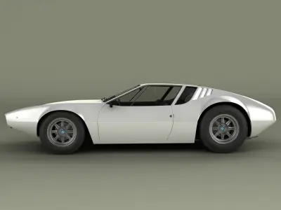 De Tomaso Mangusta 1969 3D model