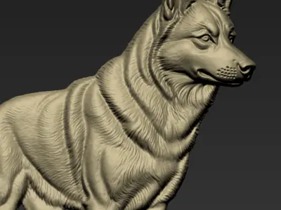 Wolf A114 3D print model