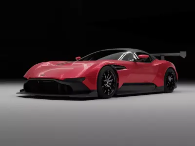 aston martin vulcan car 3D model