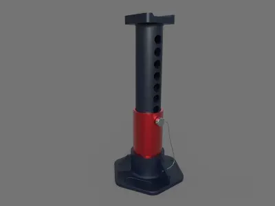 Jack Stand M3 Low-poly 3D model