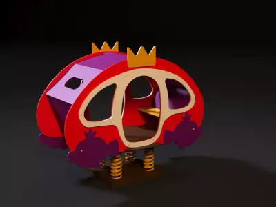 Attraction Carriage 3D model