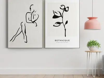 Photo Frame 251 Low-poly 3D model