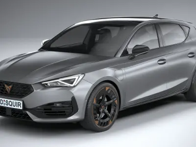 Seat Leon Cupra 5-door 2021 3D model