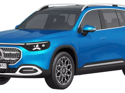 Mercedes-Benz GLB EQ 2027 3D model