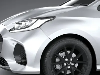 Mazda 2 Hybrid 2024 3D model