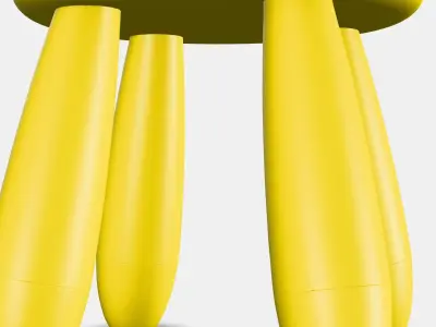 MAMMUT childrens stool Low-poly 3D model