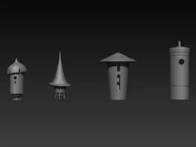 a house of imagination Free 3D print model