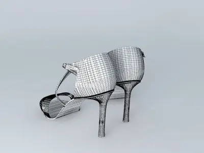 DUNE Wrap Over Strap Sandal No. 4 Free 3D model