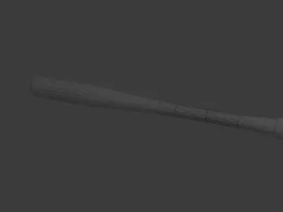 Baseball bat Low-poly 3D model
