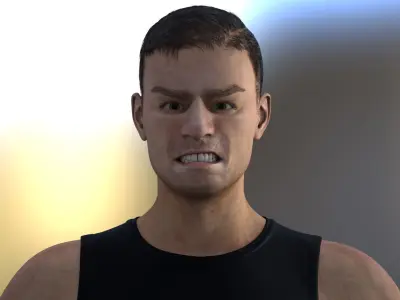 Metahuman 05 Soni Low-poly 3D model