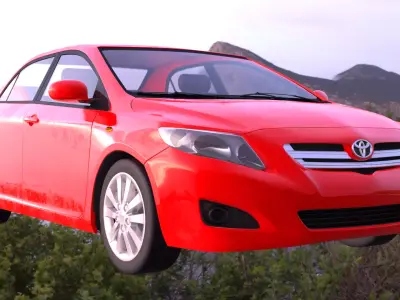 Toyota Corolla 2008 3D model