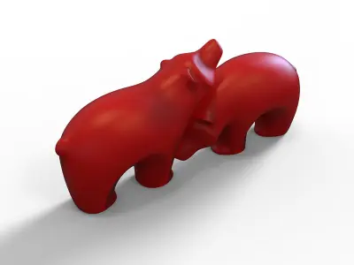 bear decor 3D model
