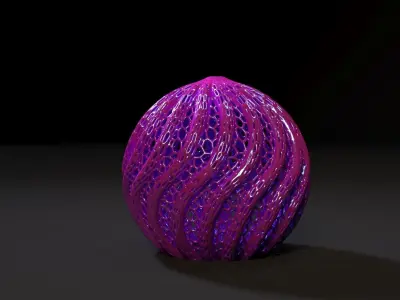 Christmas Ball 7 3D print model