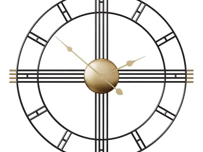 Imperialist wall clock 3D model